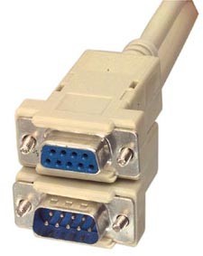 Cable allonge Null Modem DB9 M/M 5M