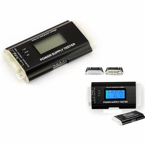 Testeur d'alim. Delock 24,20 ATX, molex,sata, etc