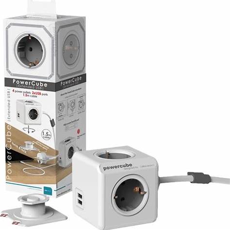 Allocacoc PowerCube Extended DuoUSB