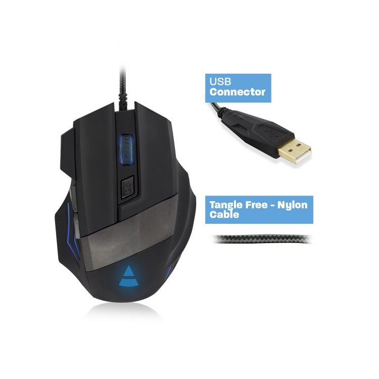 Ewent Illuminated Gaming Mouse 3200 DPI PL3300