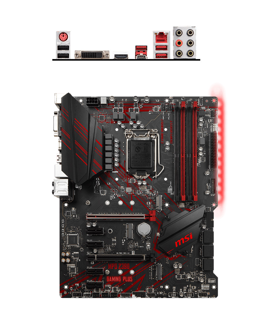 Msi Mpg Z390 Gaming Plus Intel Z390 So 1151 MSI Z390 Gaming Plus MPG 1151 Intel Z390 USB3 SATA3 DDR4