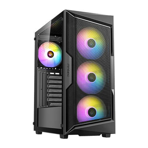 Antec AX61 Elite Gaming Noir Window TG RGB sans alimentation