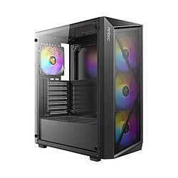 Antec AX65 Gaming Noir Window TG ARGB sans alimentation