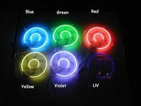 BOOGIE BUG Grille lumineuse Spiral CCFL vert 80mm BBCCFGSG